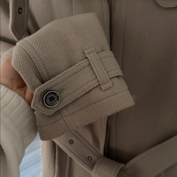 Burberry Brit Wool Beige Trench Coat for Women - Picture 7 of 16